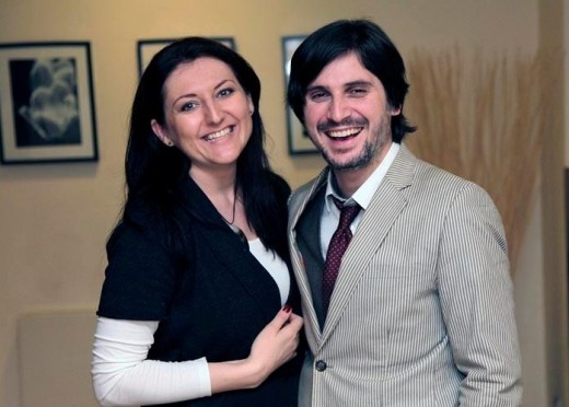 Michael Krásný a Michaela Lejsková